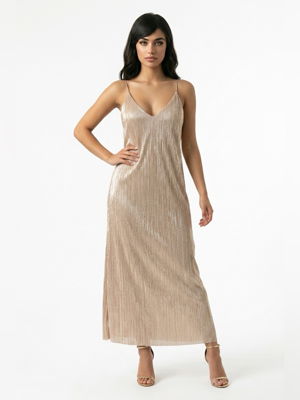 Zara Sexy Shimmer Dress - Picture 2 of 5